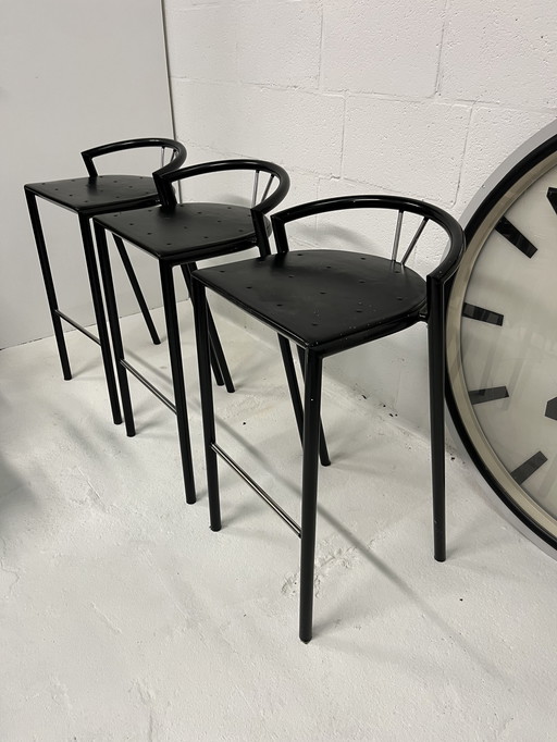 3X Postmodern Bar Stools Bent Krogh, Magnus Olesen