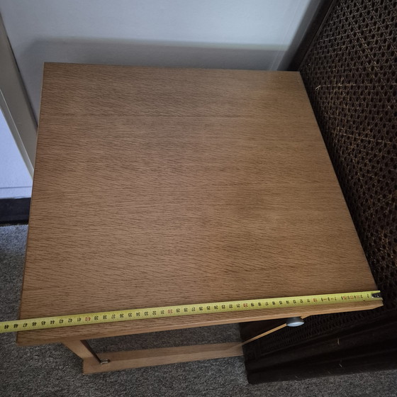 Image 1 of Mueble HiFi con puerta de cristal y pasacables trasero 77x48x45 cm