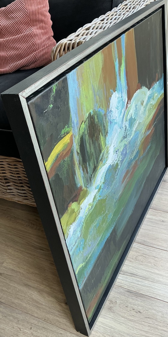 Image 1 of Nuray Atas - Cascada, pintura de paisaje