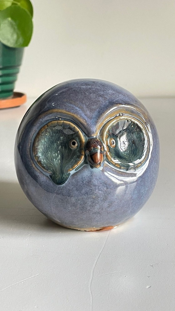 Image 1 of Vintage Handmade Ceramic Owl