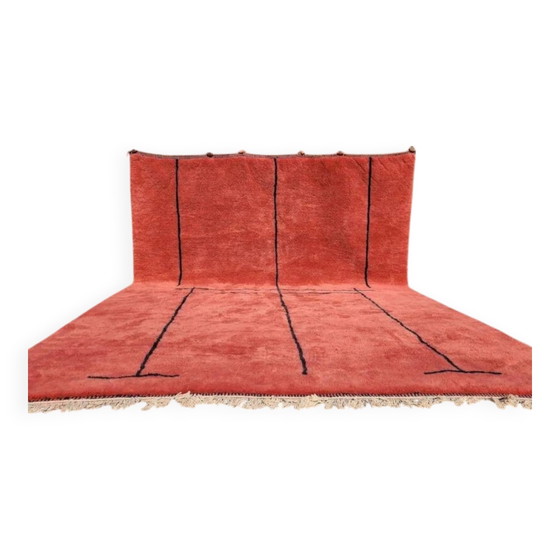 Grandissimo tappeto Mrirt Marocchino rosso terracotta 400x400 cm – Tappeti, Lana, Cotone, Modern (photo 2 of 13)