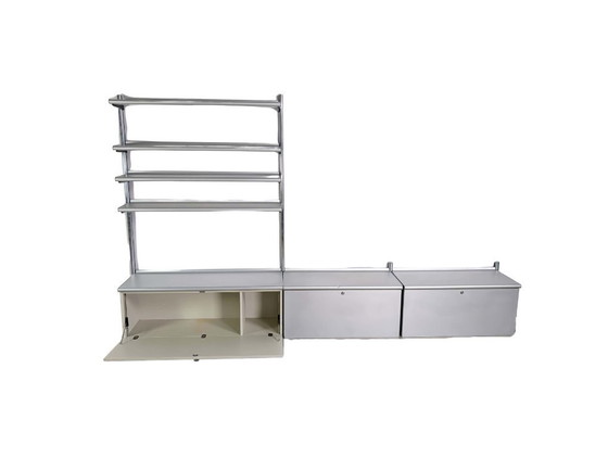 Image 1 of Otto Zapf shelving system Vitra Vieler Wingset wall shelf aluminum