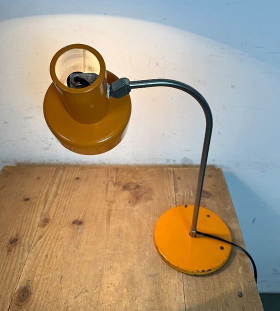 Image 1 of Vintage Orange Table Lamp , 1970s