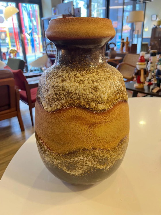 Image 1 of Rarität! Große Fat Lava Vase von Dümmer und Breiden 477/40 1960er Jahre, Westdeutsche Kunstkeramik