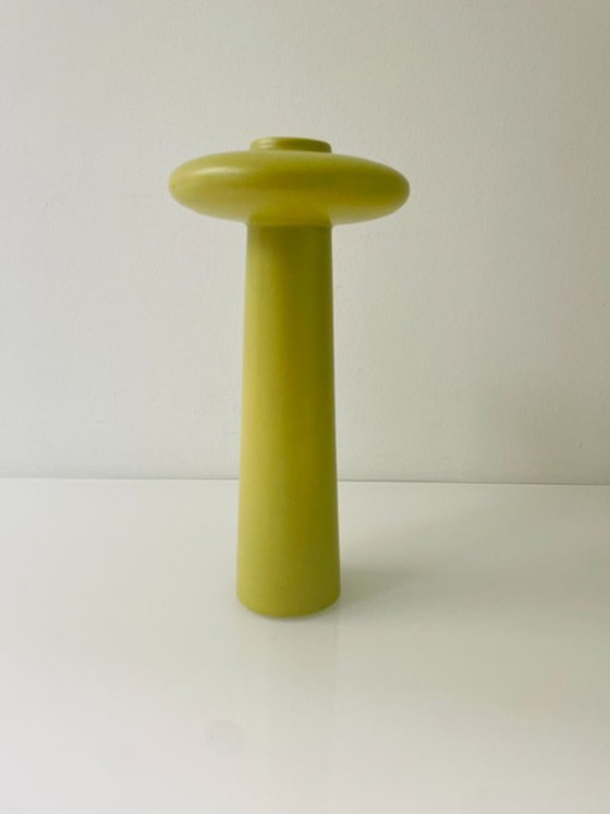 Image 1 of WPDesign design vase in moss green – sculptural modern design