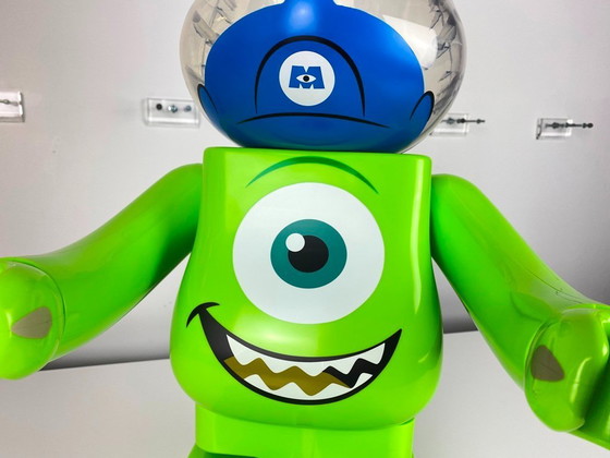 Image 1 of Bearbrick Disney Pixar Monsters & Co. MIKE versione 1000% MEDICOM toys