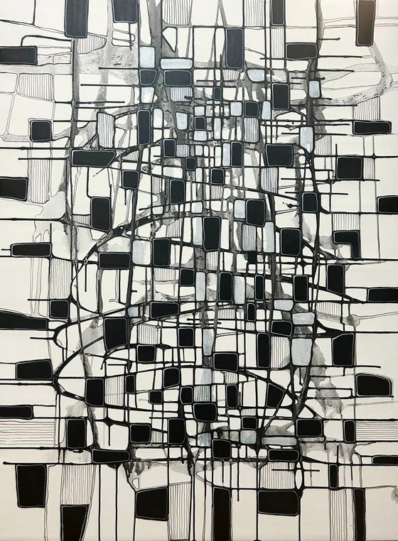 Image 1 of Natia Antadze Abstrakte Komposition XXL 