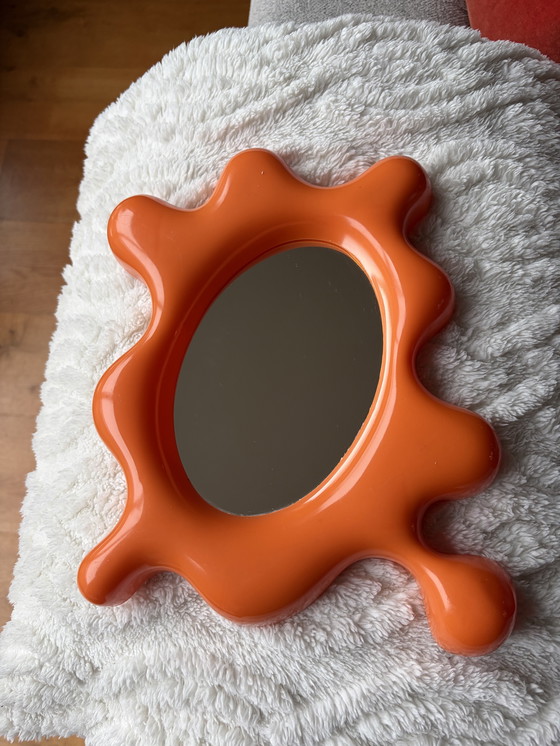 Image 1 of Ikea Tunga-spiegel oranje