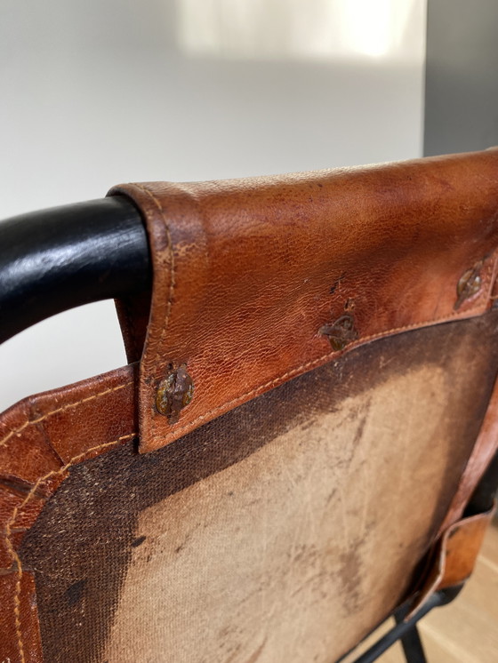 Image 1 of 2 chaises vintage Les Arcs, style Charlotte Perriand