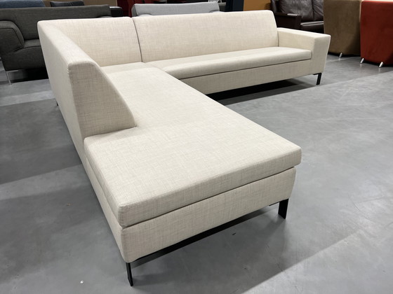 Image 1 of Divano angolare Gelderland 7610 con sgabello in tessuto Clara