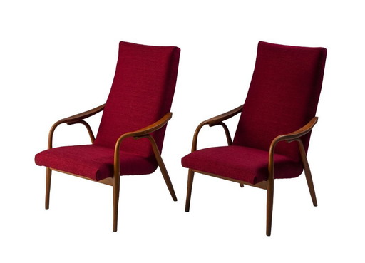 Pair of Armchairs, TON, 1970s