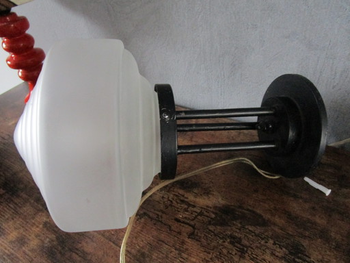 Prachtige Antieke/Retro/Vintage Hal Lamp.