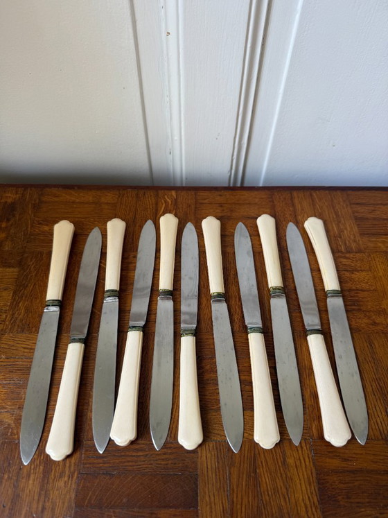 Image 1 of Set di 24 coltelli Art Déco – Azienda P. Prély