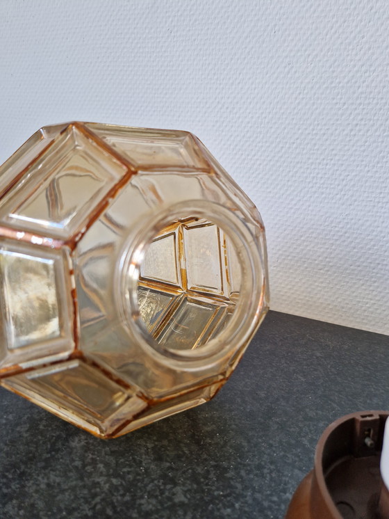 Image 1 of Vintage grote Glashutte Limburg Helena Tynell lamp