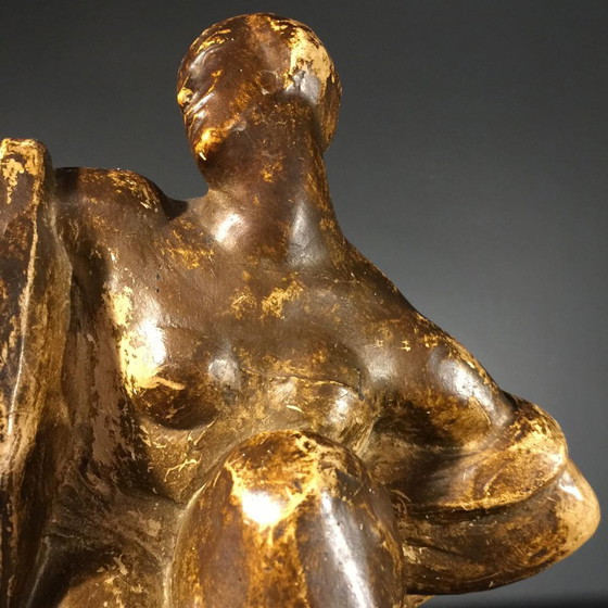Sculptures Art Déco Cubiste Atelier Plâtre Femme Nue par Jean Canneel, années 1930 – Art Deco (photo 6 of 19)