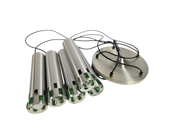 Image 1 of Lakro Amstelveen - Spage age - Spoutnik - lustre en cascade - milieu du siècle