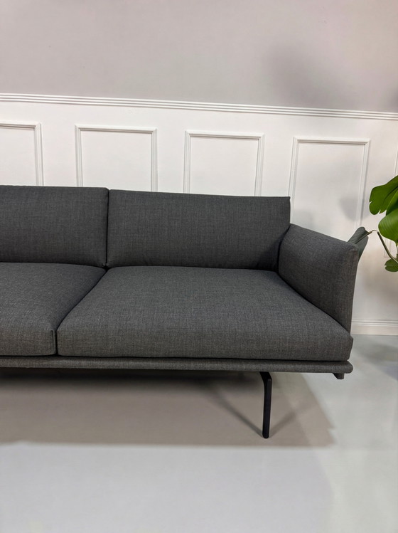 Image 1 of Muuto Modell Outline Canapé 2 Sitzer Stoff Gris