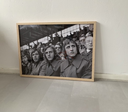 Poster vintage dell'Ajax di Johan Cruyff Neeskens 