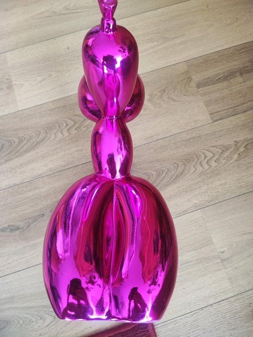 Ballonhund XXL Jeff Koons (nach) Pink