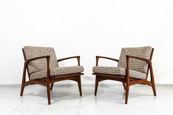 Image 1 of Fauteuils style années 60, Danemark, lot de 2