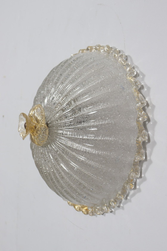 Image 1 of Murano Deckenlampe/Deckenleuchte von Barovier & Toso, Italien, 1970er Jahre