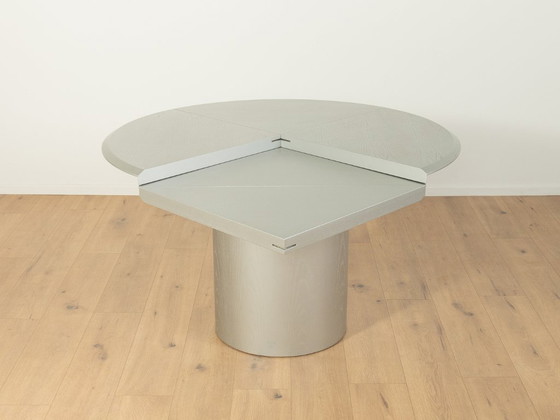 Quadrondo Dining Table, Erwin Nagel, Rosenthal, Silver – Wood (photo 3 of 17)