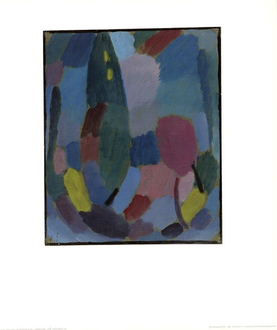 Image 1 of Jawlensky von, Alexej - Primavera umida - Crepuscolo - Stampa artistica