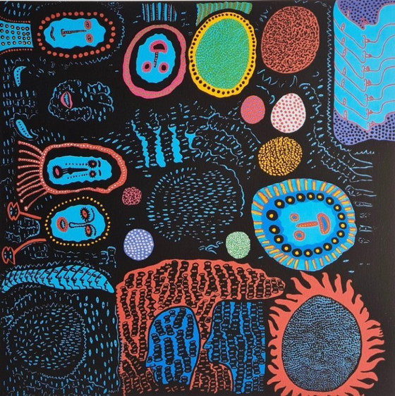 Image 1 of D'après Yayoi Kusama, À propos de l'amour, Lithographie, années 1990