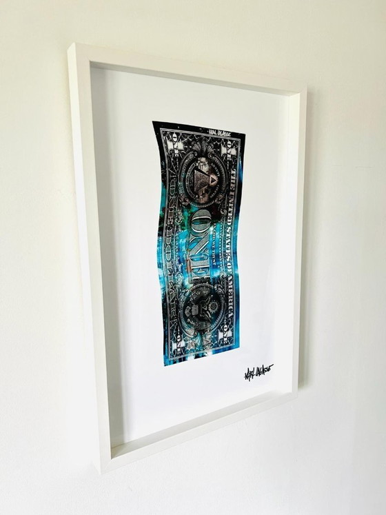 Image 1 of Karl LAGASSE - Nuevo Arte Dólar 40 - Serigrafía del Artista