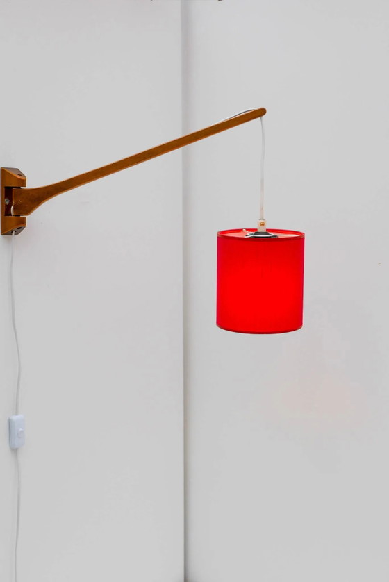 Scandinavian Mid-Century modern Wall lamp/swing teak lamp – Wall lights (photo 4 of 11)