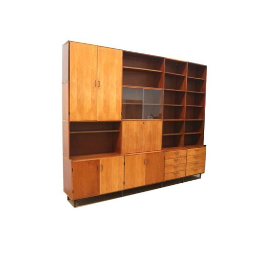 Parete attrezzata vintage XXL / sistema a parete realizzato negli anni '60