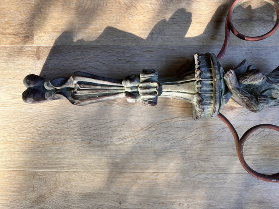 Antique or vintage wall candle holders – Wood, Iron (photo 7 of 7)