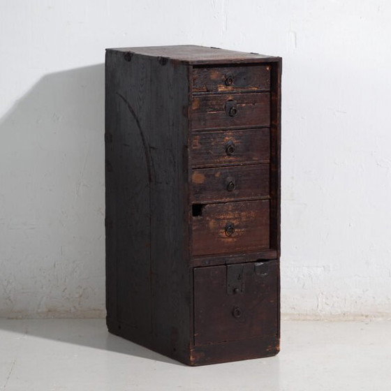 Meuble de rangement japonais ancien - Période Meiji / Taishō (env. ) #74 – Meubles de rangement pour bureau (photo 5 of 40)