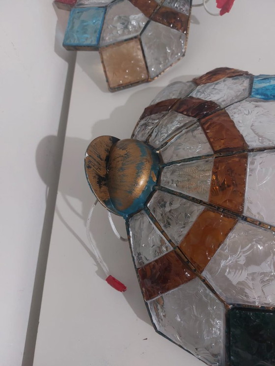 Image 1 of Pair of brutalist Italian sconses 70'