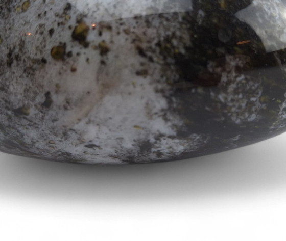 Image 1 of Murano handle vase glass flower vase vintage 60s 70s