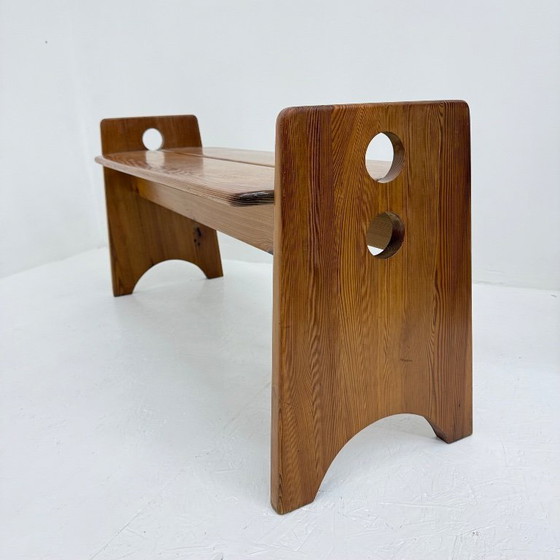 Image 1 of Banco de estilo moderno de mediados de siglo, diseñado por Gilbert Marklund para Furusnickarn AB en la década de 1960.
