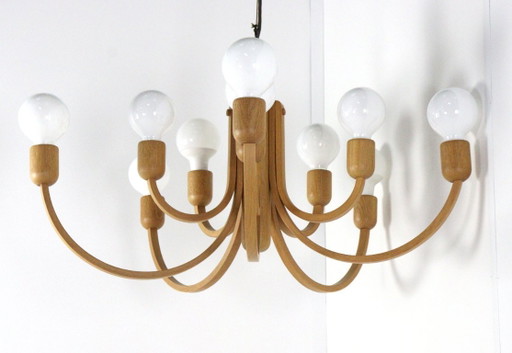 Domus Hanglamp Kroonluchter Vintage Eiken – hanglampen, Wood