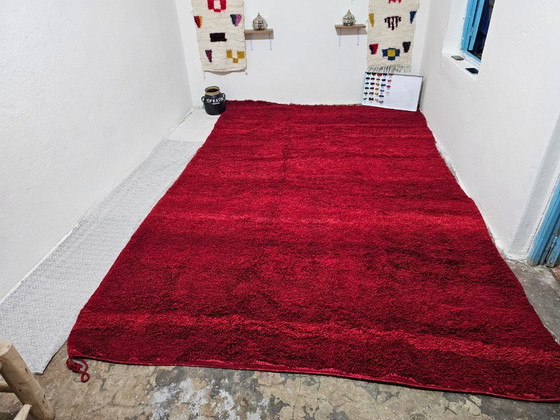 Large Vintage Moroccan Handmade Rug, Unique Piece, 357cm x 225cm – Rugs & carpets, Wool (photo 3 of 8)