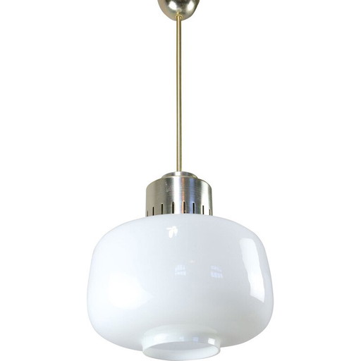 Mid-eeuwse opaline hanglamp