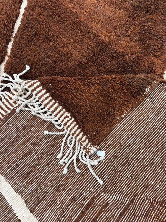Image 1 of Moderner Berberteppich aus Marokko, 3 x 2 m, handgeknüpfter Wollteppich – Luxus-Beni-Ouarain-Teppich