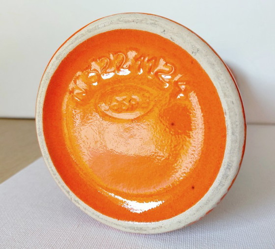 Vintage Jasba Keramik Vase, With Spiral Relief WGP 1970s – Ceramic (photo 7 of 13)