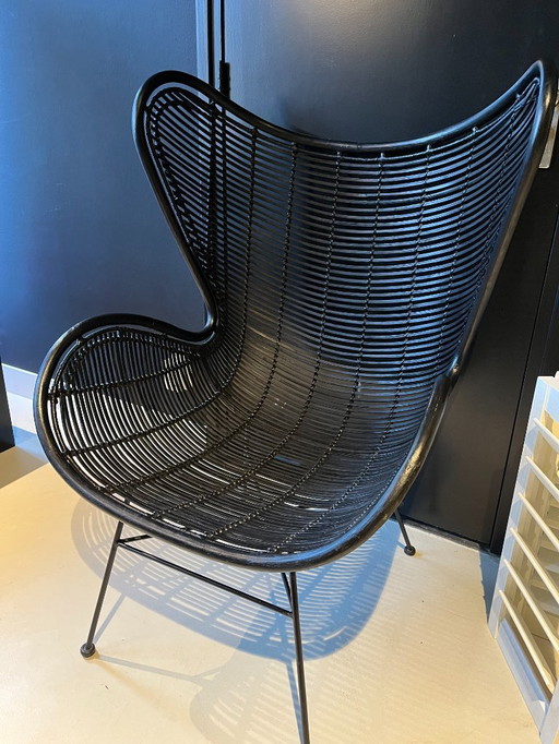 1x Bohemian egg fauteuil