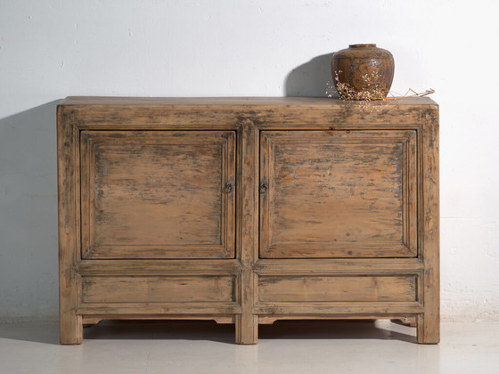 Antique sideboard in pine wood – China, circa 1930 – Iron (photo 40 of 40)