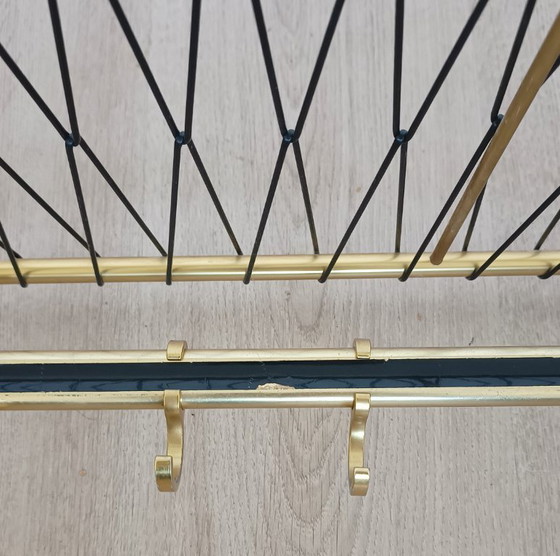 Image 1 of Fifties string coat rack with hat rack