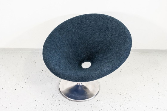 Ruimtevaartfauteuil in kegelvorm, Duitsland, jaren 70 – Textile (photo 8 of 13)