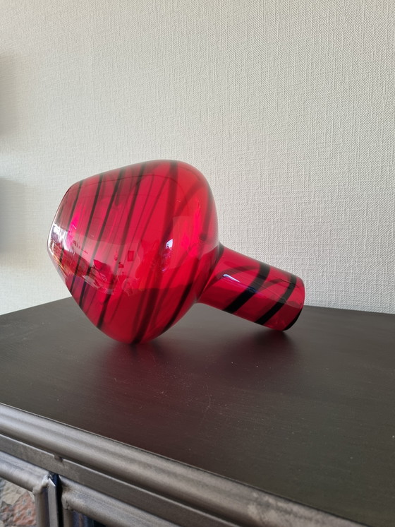 Image 1 of Gran jarrón de Murano con espirales de los años ochenta