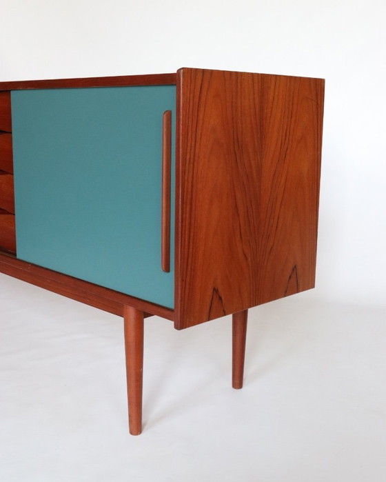Image 1 of Vintage Danish design teak TV cabinet sideboard