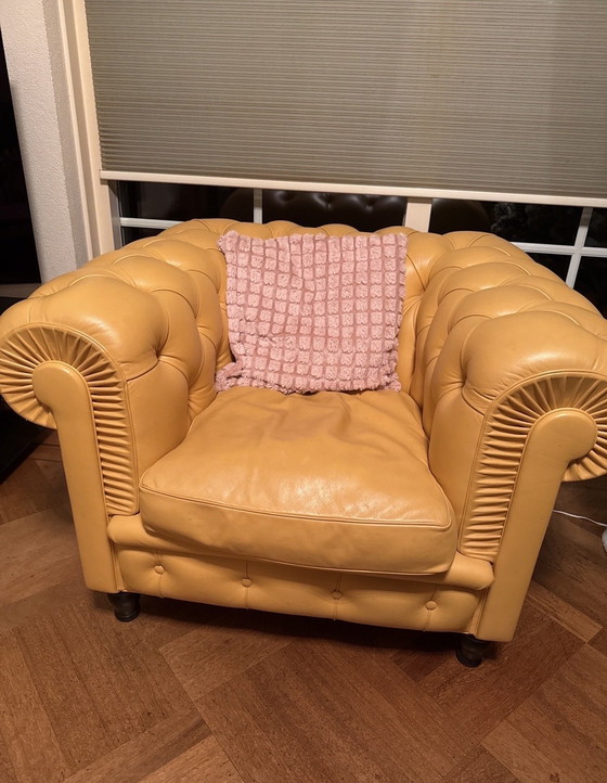 Image 1 of Bank en stoel poltrona frau