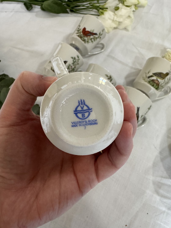 Image 1 of Wunderschöner Villeroy & Boch Vogel-Kaffeeservice