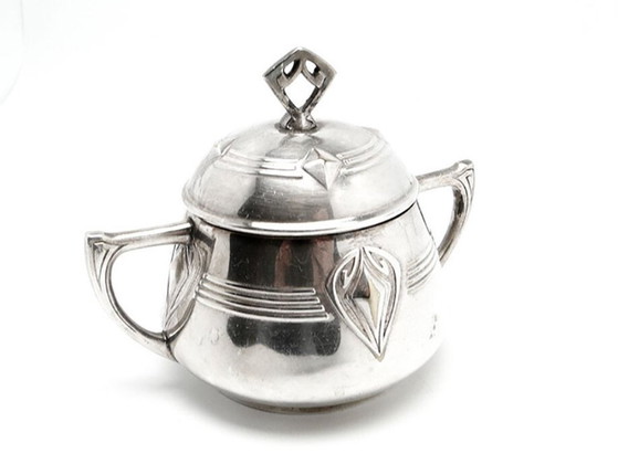 Sucrier de WMF, Allemagne, début du XXe siècle – Accessoires de table, Metal, Silver (photo 3 of 13)